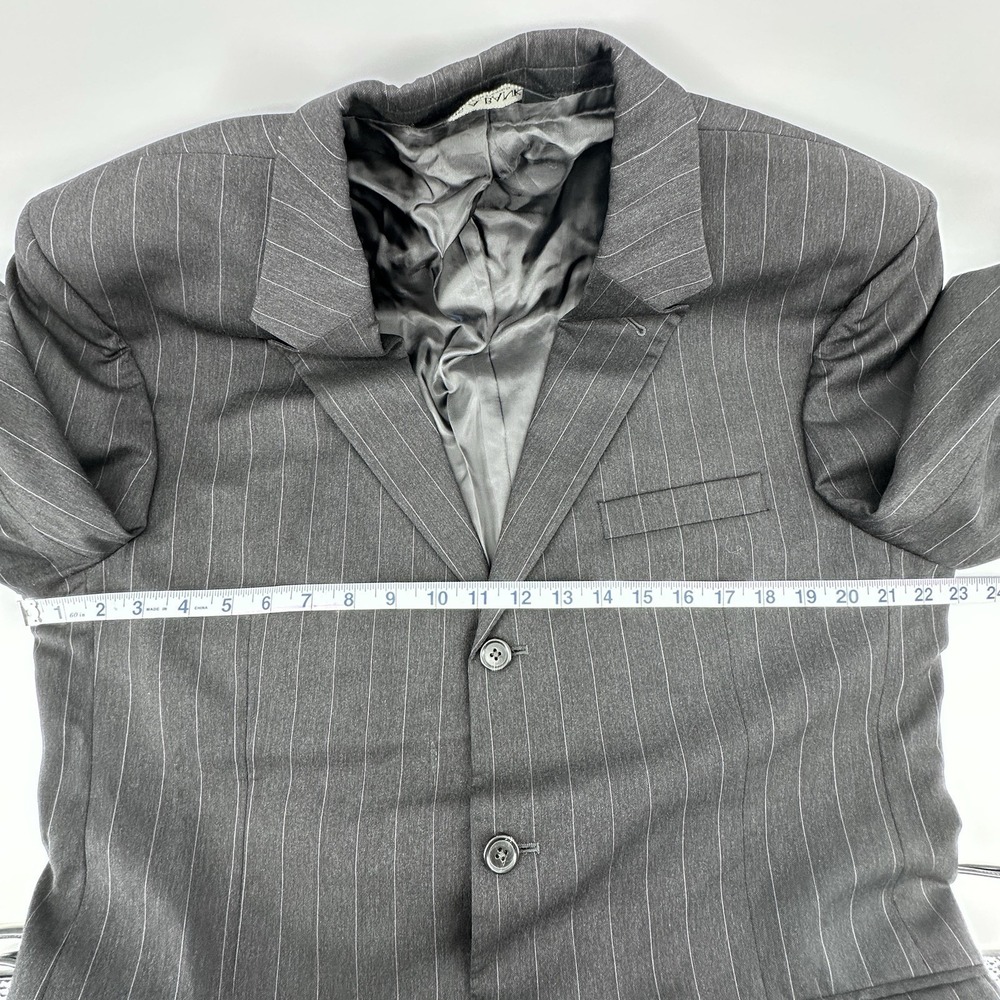 Jos A Bank Clothiers Men's 40S Gray Herringbone Wool Tweed‎ 3 Button Blazer - Picture 8 of 14